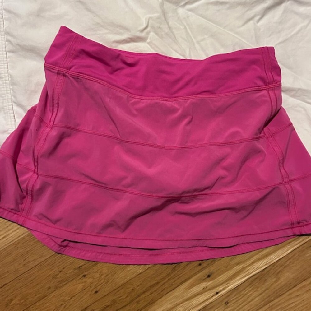 Lululemon Pace Rival Skirt Pink